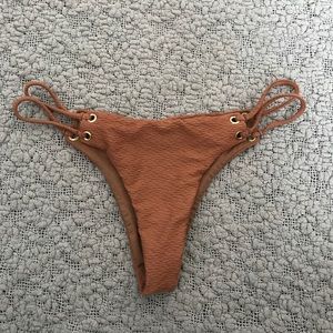 Blue Life Roped Up Bikini Bottom (Cacao)